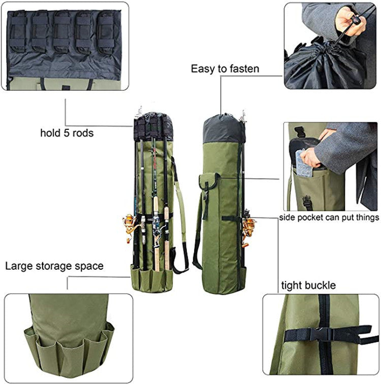 ReelRanger Cylindrical Fishing Bag