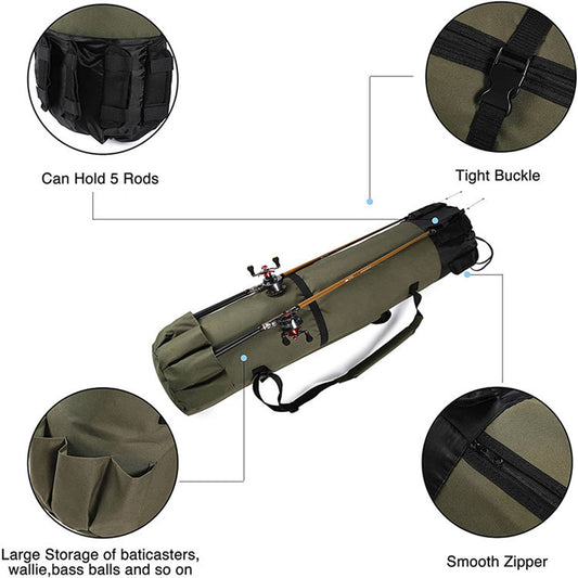 ReelRanger Cylindrical Fishing Bag